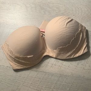 Strapless bra